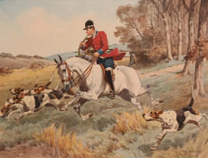 Scènes de chasse à courre