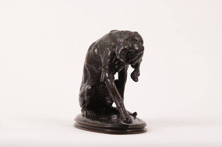 Chien blessé, Emmanuel FREMIET